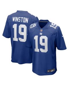 Men's New York Giants #19 Jameis Winston Nike Royal Team Game Jersey
