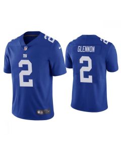 Men's New York Giants #2 Mike Glennon Blue Vapor Untouchable Limited Stitched Jersey