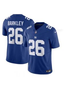 Men's New York Giants #26 Saquon Barkley Blue 2023 F.U.S.E. Vapor Untouchable Limited Stitched Jersey