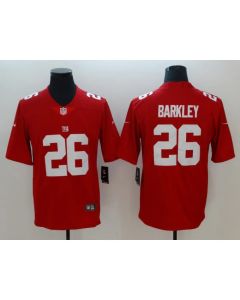 Men's New York Giants #26 Saquon Barkley Red 2018 NFL Draft Vapor Untouchable Limited Stitched Jersey