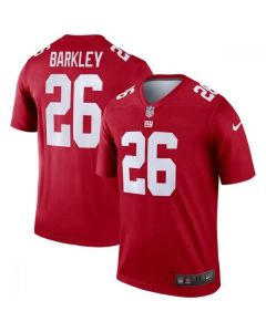 Men's New York Giants #26 Saquon Barkley Red Inverted Legend Jersey