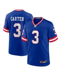 Men's New York Giants #3 Abdul Carter Royal First Round Pick 2nd Alternate Game Jersey (Royal)