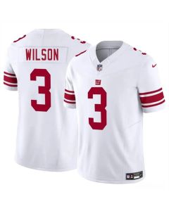 Men's New York Giants #3 Russell Wilson White 2025 F.U.S.E. Vapor Untouchable Limited Stitched Jersey (White)