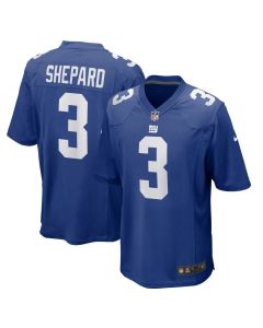 Men's New York Giants #3 Sterling Shepard Royal Game Player Jersey (Royal)
