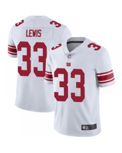 Men's New York Giants #33 Dion Lewis White Vapor Untouchable Limited Stitched Jersey (White)