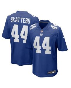 Men's New York Giants #44 Cam Skattebo Blue Game Player Jersey (Blue)