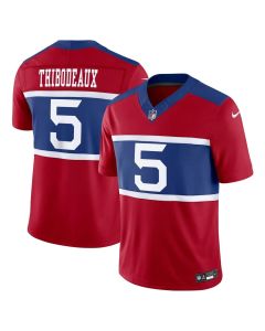 Men's New York Giants #5 Kayvon Thibodeaux Century Red Alternate Vapor F.U.S.E. Limited Jersey (Red)