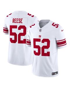 Men's New York Giants #52 Arvell Reese White 2026 NFL Draft Vapor F.U.S.E. Limited Jersey (White)