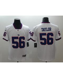 Men's New York Giants #56 Lawrence Taylor White 2018 NFL Color Rush Limited Stitched Jersey