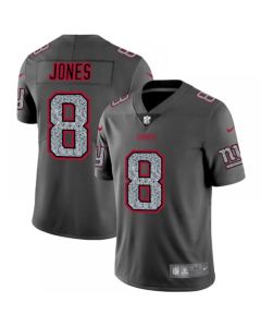 Men's New York Giants #8 Daniel Jones 2019 Gray Fashion Static Limited Stitched NFL Jersey