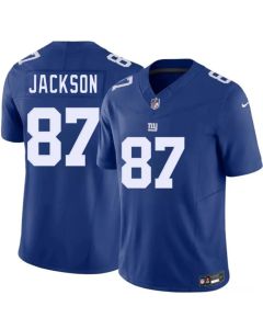 Men's New York Giants #87 Courtney Jackson Blue 2026 F.U.S.E. Vapor Untouchable Limited Stitched Jersey