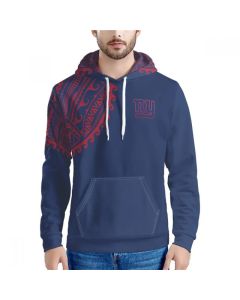 Men's New York Giants Blue Hoodie (Blue)
