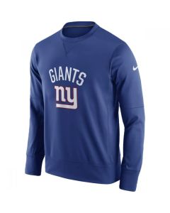 Men's New York Giants Blue Sideline Circuit Performance Sweatshirt