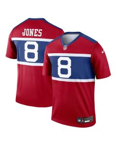 Men's New York Giants Daniel Jones Century Red Alternate Legend Player Jersey (Red)