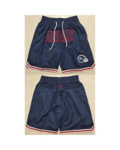 Men's New York Giants Navy Shorts (Run Small)