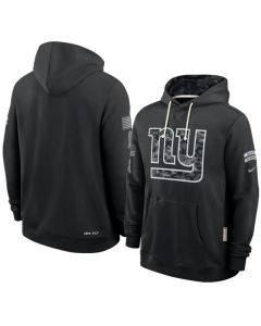 Men's New York Giants Nike Black 2026 Salute to Service Sideline Dri-FIT Pullover Hoodie