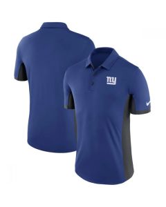 Men's New York Giants Royal Evergreen Polo
