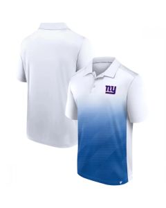 Men's New York Giants White/Royal Iconic Parameter Sublimated Polo