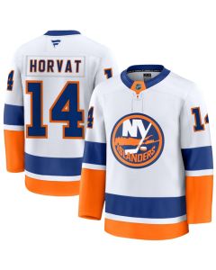 Men's New York Islanders #14 Bo Horvat White Away Premium Jersey