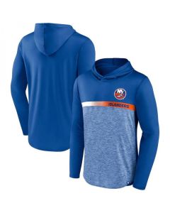 Men's New York Islanders Blue Podium Defender Pullover Hoodie