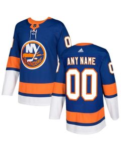 Men's New York Islanders Personalized Authentic Royal Blue Home Stitched NHL Jersey