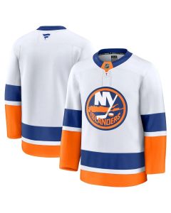Men's New York Islanders White Away Premium Jersey