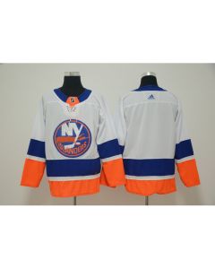 Men's New York Islanders White Stitched NHL Jersey