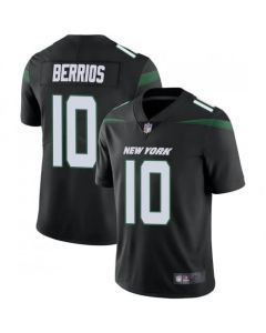 Men's New York Jets #10 Braxton Berrios Black Vapor Untouchable Limited Stitched Jersey