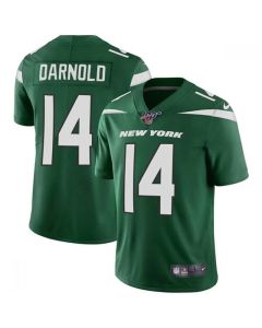 Men's New York Jets #14 Sam Darnold Green 2019 100th Season Vapor Untouchable Limited Stitched NFL Jersey