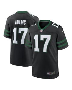 Men's New York Jets #17 Davante Adams Legacy Black Alternate Game Jersey (Black)