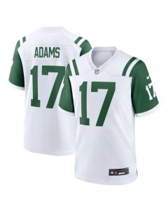 Men's New York Jets #17 Davante Adams White Classic Alternate Game Jersey
