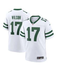 Men's New York Jets #17 Garrett Wilson White Throwback Player Stitched Game Jersey