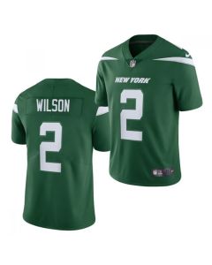 Men's New York Jets #2 Zach Wilson 2021 NFL Draft Green Vapor Untouchable Limited Stitched Jersey