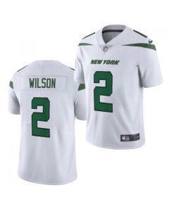 Men's New York Jets #2 Zach Wilson 2021 NFL Draft White Vapor Untouchable Limited Stitched Jersey