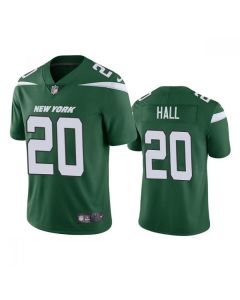 Men's New York Jets #20 Breece Hall 2022 Green Vapor Untouchable Limited Stitched Jersey