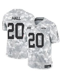 Men's New York Jets #20 Breece Hall 2024 F.U.S.E Arctic Camo Salute to Service Limited Stitched Football Jersey