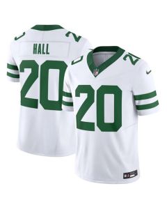 Men's New York Jets #20 Breece Hall White 2023 F.U.S.E. Vapor Limited Throwback Stitched Football Jersey