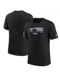 Men's New York Jets 2022 Black Crucial Catch Performance T-Shirt