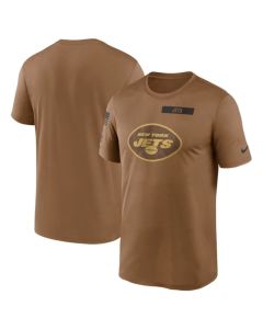 Men's New York Jets 2023 Brown Salute To Service Legend Performance T-Shirt
