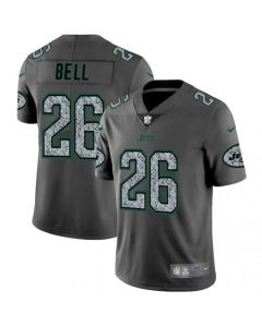 Men's New York Jets #26 Le'Veon Bell 2019 Gray Fashion Static Limited Stitched NFL Jersey