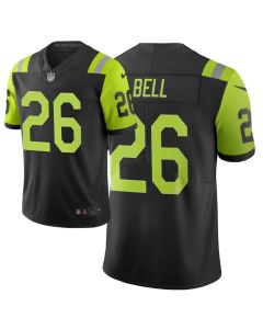 Men's New York Jets #26 Le'Veon Bell Black /Green 2019 City Edition Limited Stitched NFL Jersey