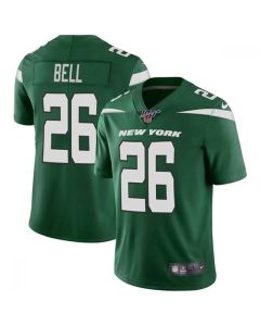Men's New York Jets #26 Le'Veon Bell Green 2019 100th Season Vapor Untouchable Limited Stitched NFL Jersey