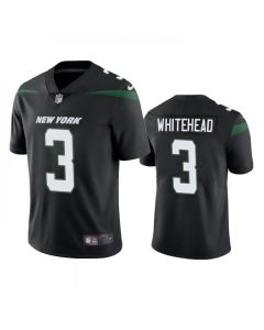 Men's New York Jets #3 Jordan Whitehead Black Vapor Untouchable Limited Stitched Jersey
