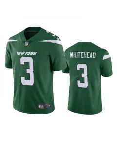 Men's New York Jets #3 Jordan Whitehead Green Vapor Untouchable Limited Stitched Jersey