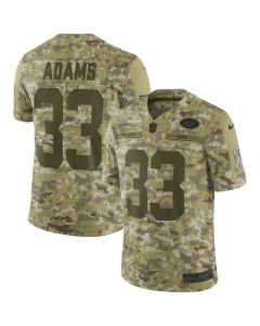 Men's New York Jets #33 Jamal Adams 2018 Camo Salute to Service Limited Stitched NFL Jersey