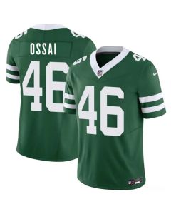 Men's New York Jets #46 Joseph Ossai Green 2026 F.U.S.E. Vapor Untouchable Limited Stitched Jersey (Green)