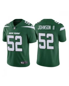 Men's New York Jets #52 Jermaine Johnson II 2022 Green Vapor Untouchable Limited Stitched Jersey