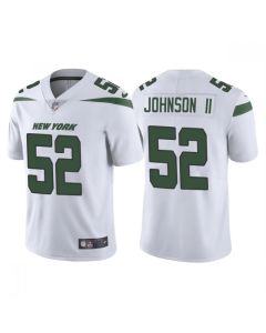 Men's New York Jets #52 Jermaine Johnson II 2022 White Vapor Untouchable Limited Stitched Jersey