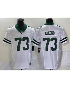 Men's New York Jets #73 Joe Klecko White 2023 F.U.S.E. Vapor Limited Throwback Stitched Football Jersey