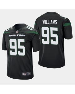 Men's New York Jets #95 Quinnen Williams 2019 Black Vapor Untouchable Limited Stitched NFL Jersey